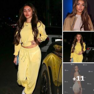 Madison Beer nails casual chic in lemon tracksuit as she displays new voluminous hairdo after departing salon in West Hollywood