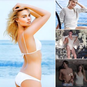 ‘Bom S.3.X’ Margot Robbie Received A Rain Of Compliments For Wearing A Sexy White Swimsuit, Showcasing Her Toned Body While Enjoying A Vacation With Her Husband, Tom Ackerley, In Greece.