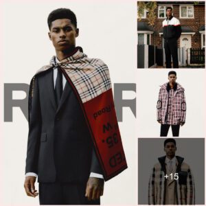 Marcus Rashford has teamed up with British luxury brand Burberry in a bid to end child hunger in the UK this winter