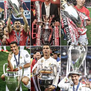 Cristiano Ronaldo is the first player in history to have 3 consecutive seasons winning the Premier League and 3 consecutive seasons winning the UEFA Champions League. 🏆🏆🏆 Premier League (2006-07, 2007-08, 2008-09) 🏆🏆🏆 Champions League (2015-16, 2016-17, 2017-18)