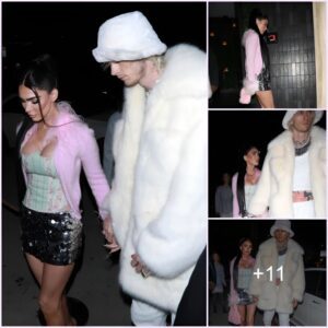 Megan Fox and MGK at Catch Steak LA in Los Angeles