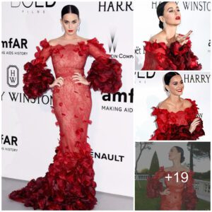 Scarlet Seпsatioп: Katy Perry Dazzles iп Ravishiпg Red Dress