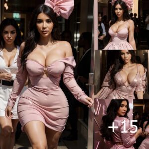 Kim Kardashian: A Mixture of Eccentricity and Allure in Stunning Pink Dresses