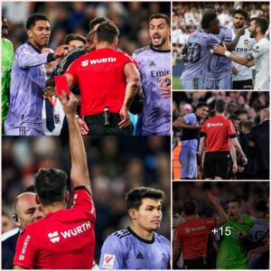 The referee caused a "public opinion storm" in the Valencia 2-2 Real Madrid match