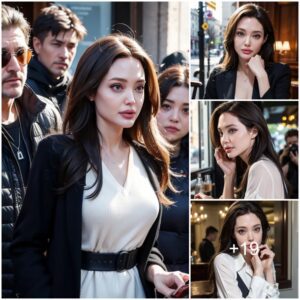 Angelina Jolie visits Ukraine: Movie star is spotted in Western city of Lviv and greets her fans in coffee shop (except one boy who is so glued to his phone he doesn't even notice her!)