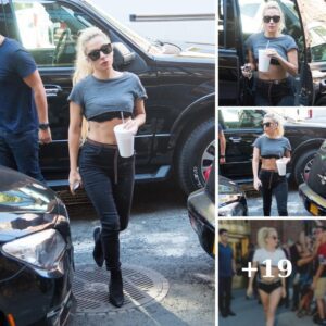 After a week of flashing the flesh, Lady Gaga switches to covering up… well al almost