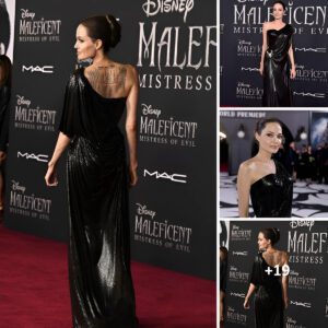 Embodying grace and strength, Angelina Jolie mesmerizes in black at the Maleficent Mistress of Evil premiere a true icon of timeless elegance.