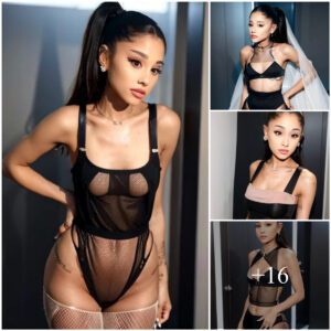 Ariana Grande so beautiful when wears a mesh top