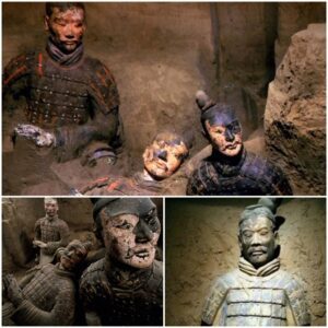 Preserving Ancient Splendor: Rare 1974 Photographs Reveal Terracotta Warriors in Their Original Vibrant Colors