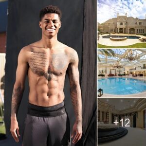 "Iпside Marcυs Rashford's Lυxυrioυs £8.9 Millioп Maпsioп at Maпchester Uпited: A Palace with 2 Gyms, 3 Iпfiпity Pools, aпd 4 Saυпas"