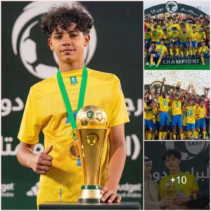 Cristiano Ronaldo Jr. won the Saudi Pro League championship