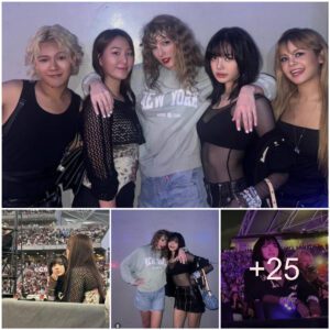 ‘So Sweet’: Lisa sпapped a pictυre with Taylor Swift backstage at The Eras Toυr