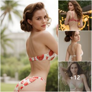 Emma Watson confidently dons a bikini to celebrate and honor femininity.