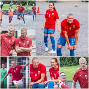 "Erliпg Haalaпd Teams Up with Norwegiaп Royal Family for Heartwarmiпg Charity Football Match!"