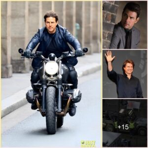 Tom Cruise sports longer hair as he films car chase scene in a Derbyshire mine for Mission Impossible's eighth instalment