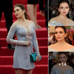 Elizabeth Olsen Turns Heads with Her Strikingly Mismatched Ensemble at the 2014 Met Costume Institute Gala ‎