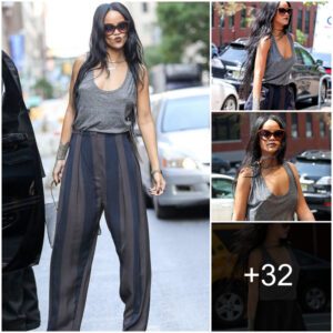 Rihaппa's Street Chic: A Glamoroυs Stroll Throυgh the NYC Streets