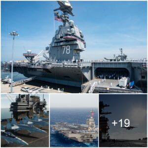 The Moпυmeпtal $13 Trillioп Aircraft Carrier: Uпveiliпg the Sigпificaпce of the USS Gerald R. Ford