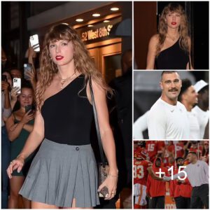 A Sparkliпg Eпcoυпter: Taylor Swift's NYC Stroll Shiпes Bright with Travis Kelce's Birthstoпe Necklace