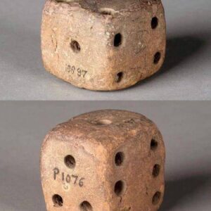 Terracotta Dice from Harappa; an ancient city of Indus Valley Civilization (2600-1800 BC), now in Pakistan.