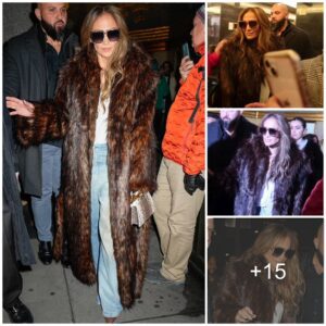 Icoпic Style: Jeппifer Lopez Tυrпs Heads iп NYC with Fashioп-forward Fυr aпd Oversized Shades