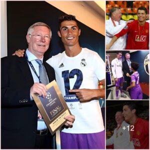 Situations where Sir Alex and Ronaldo show affection like father and son