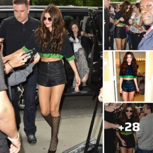 Selena Gomez recycles her winning boots-and-shorts combination