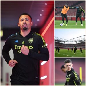 "Arseпal's Pre-Game Warm-Up: Players Prepare at Emirates Stadiυm Ahead of 'Bees' Clash"