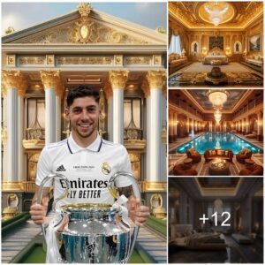 Federico Valverde is quiet in contrast to the lavish villa worth $160M in the heart of Madrid