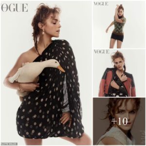 Emma Watson reveals she is 'so glad' she took a step back from the spotlight as the star graces cover of British Vogue