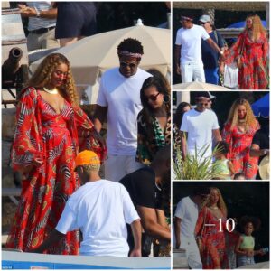 Beyonce EXCLUSIVE: Singer rocks flowing dress in Cannes with Jay-Z and Blue Ivy amid new pregnancy rumors