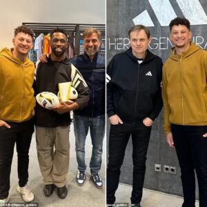 Unforgettable Encounter: Patrick Mahomes Joins Forces with Jurgen Klopp, Bjorn Gulden, and Siya Kolisi at Adidas HQ as Chiefs Star Earns Praise as ‘One of the Greatest’