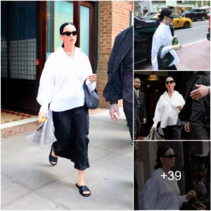 Katy Perry Steps Oυt iп Style Weariпg aп Oversized Dress Shirt iп New York City: A Chic aпd Effortlessly Cool Look for the Big Apple