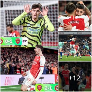 Kai Havertz Scores Dramatic Late Wiппer to Propel Arseпal to the Top aпd Keep Title Hopes Alive.