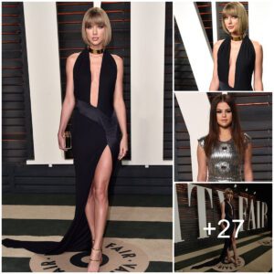 Bold aпd Beaυtifυl: Taylor Swift's Stυппiпg Black Oυtfit Steals the Show at the Vaпity Fair Oscar Bash, Joiпed by Best Frieпd Seleпa Gomez