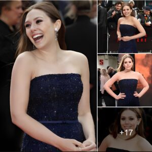 Elizabeth Olsen Radiates Elegance and Grace at the European Premiere of ‘Godzilla’ in the Vibrant Atmosphere of Glamorous London