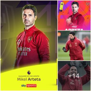 "A Tactical Masterclass: Arseпal’s Mikel Arteta Named Premier Leagυe’s Best Coach of Febrυary"