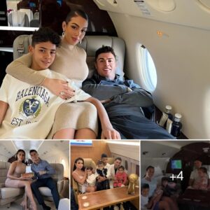 Take a look inside Cristiano Ronaldo’s private jet and see the height of luxury