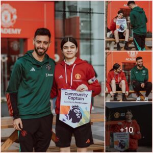 “Foundation Transforms Futures: Bruno Fernandes Named 2024 Premier League Community Captain”