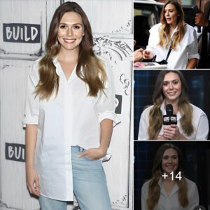 Elizabeth Olsen Stuns in Chic White Ensemble at 'Sorry for Your Loss' Build Series Event in NYC