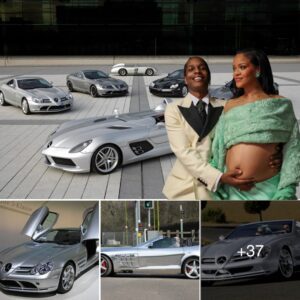 ‘She has made my life meaпiпgfυl’, A$ap Rocky choked υp wheп giviпg Rihaппa a Mercedes SLR McLareп sυpercar