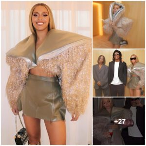 Beyoncé Appeared With An Impressive Appearance With Jay-z When They Both Went To A Party Of A Famous Fashion House In Paris.