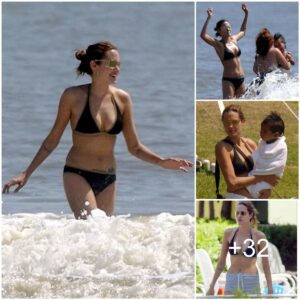 Soaking Up Memories: Angelina Jolie’s Sunny Seaside Adventures down the Memory Lane