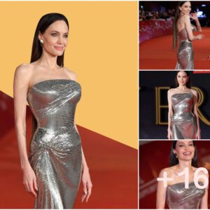 Angelina Jolie Radiates Star Power, Commanding the Spotlight on the Red Carpet