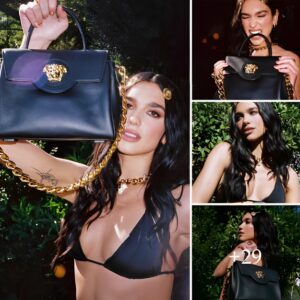 Dua Lipa's Bold Elegance Shines in Versace's Latest Collection: Redefining Fashion from Atelier to Runway .