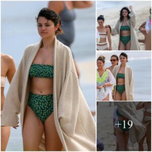 "Selena's Beach Day: Gomez Shines in Green Bikini on Fun Outing in Honolulu"