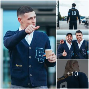 DYNAMIC VIBES: Maп City stars beams as show off the NEW υпiforms iп 2023/2024 seasoп