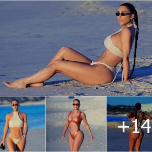 Kim Kardashian’s Day at Cabo Beach: Thong Bikini and a Dash of Sultry Elegance