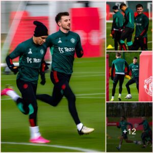 Man Utd’s perfect duo Mason Mount – Aaron Wan-Bissaka beamed on the day they returned to training with the first team at Camrington to prepare for the weekend’s match against Liverpool