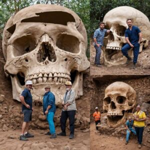 Into the Realm of Giants: Revealing the Extraordinary Nephilim Skull and Its Unprecedented Revelation